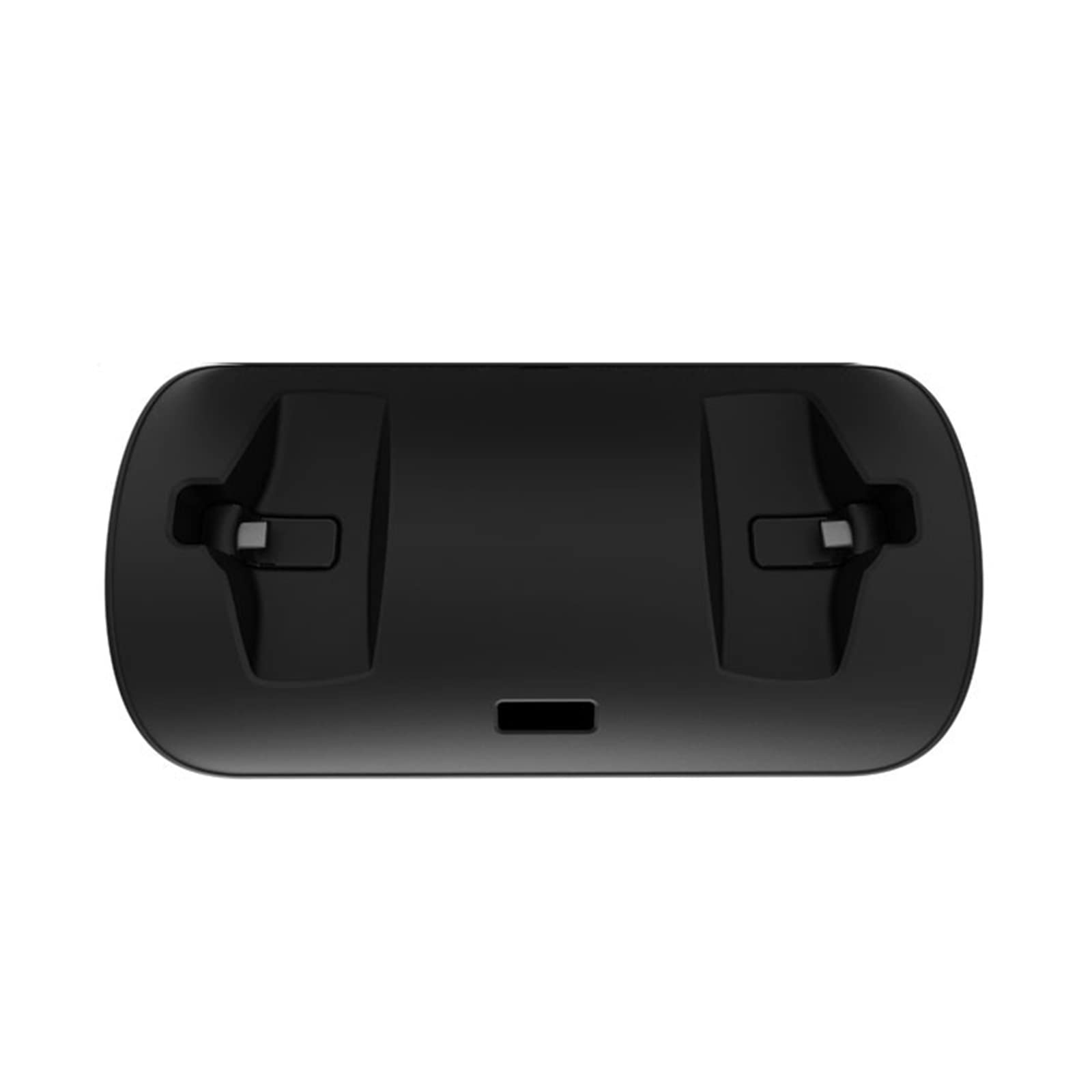 Doppia stazione di ricarica VR per controllo PS VR2, supporto per caricatore con maniglia VR, supporto di ricarica con indicatori luminosi a LED (nero)