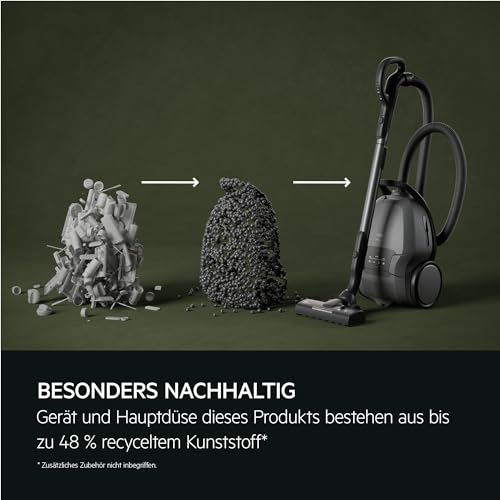 AEG Animal 8000 Staubsauger mit Beutel, Testsieger der Stiftung Warentest, hohe Saugleistung, Auto-Modus, 48% Recyclingkunststoff, Tierhaardüse, HEPA-Filtration, 12m, LED-Licht, AB81A2DG