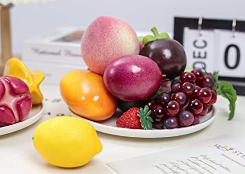 Toopify 20 Pcs Artificial Fruits Pack, Fake Fruits For Home Decor, Simulation Fruit Set thumb #3