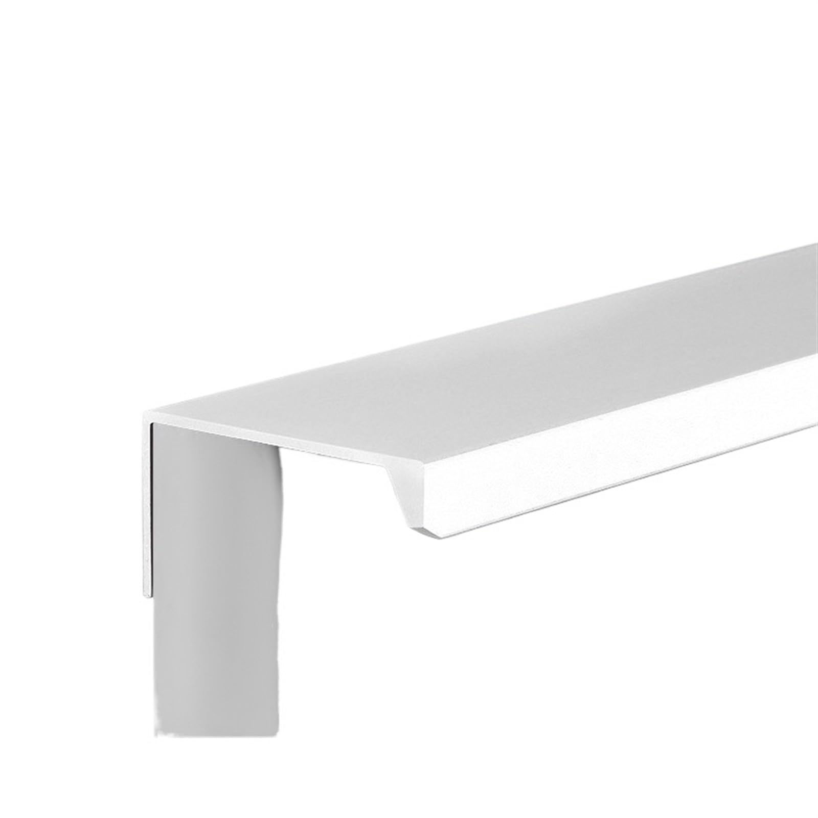 OZLCUA Concealed Handles Non-Punch Furniture Handle Matte Cabinet Handles Hidden for Cabinets and Drawers(White,200mm)
