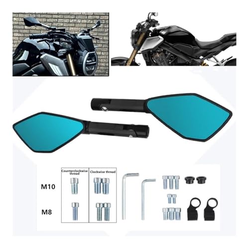 Espejo retrovisor de motocicleta de 8mm y 10mm para Hornet 600 y CB650R 7