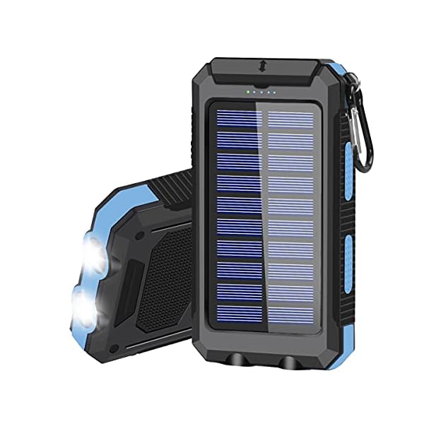 Solar-Charger-20000mAh-Portable-Solar-Power-Bank-for-Cell-Phone-Waterproof-External-Solar-Backup-Battery-Power-Pack-Charger-Built-in-Dual-USBFlashlight-for-All-Phones-Tablets-and-Electronic-Devices Oukafen Solar Charger 20000mAh Portable Solar Power Bank for Cell Phone Waterproof External Backup Battery Power Pack Charger Built-in Dual USB/Flashlight