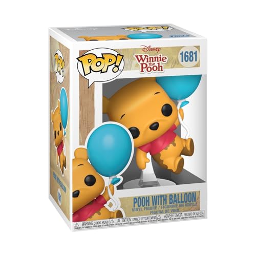 Funko Pop! Disney: Winnie The Pooh – Pooh With Balloon - Figura in Vinile da Collezione - Idea Regalo - Merchandising Ufficiale - Giocattoli per Bambini e Adulti - Cartoon/Animation Fans