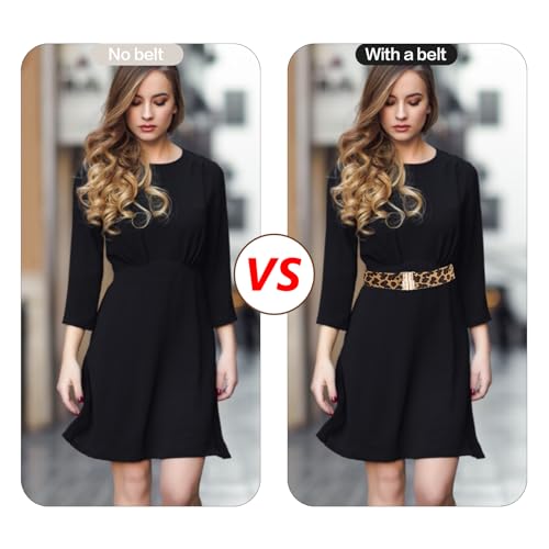 Stretch Leopard Print Belt, Skinny Animal Print Belts for Women3