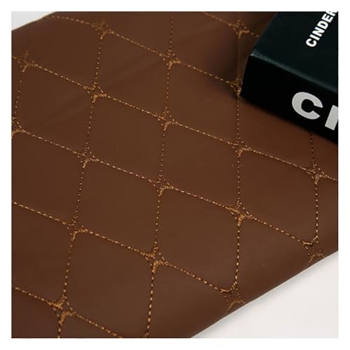 Réparer un siège auto déchiré avec le tissu cuir simili marron souple facile à poser