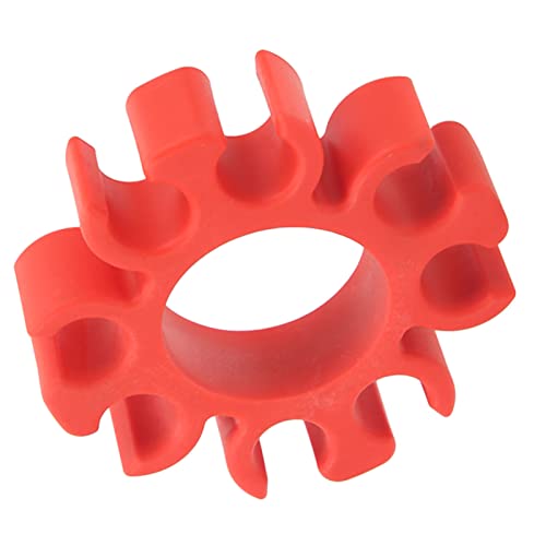 Clip portapaquetas de silicona rojo para batería miniatura 4