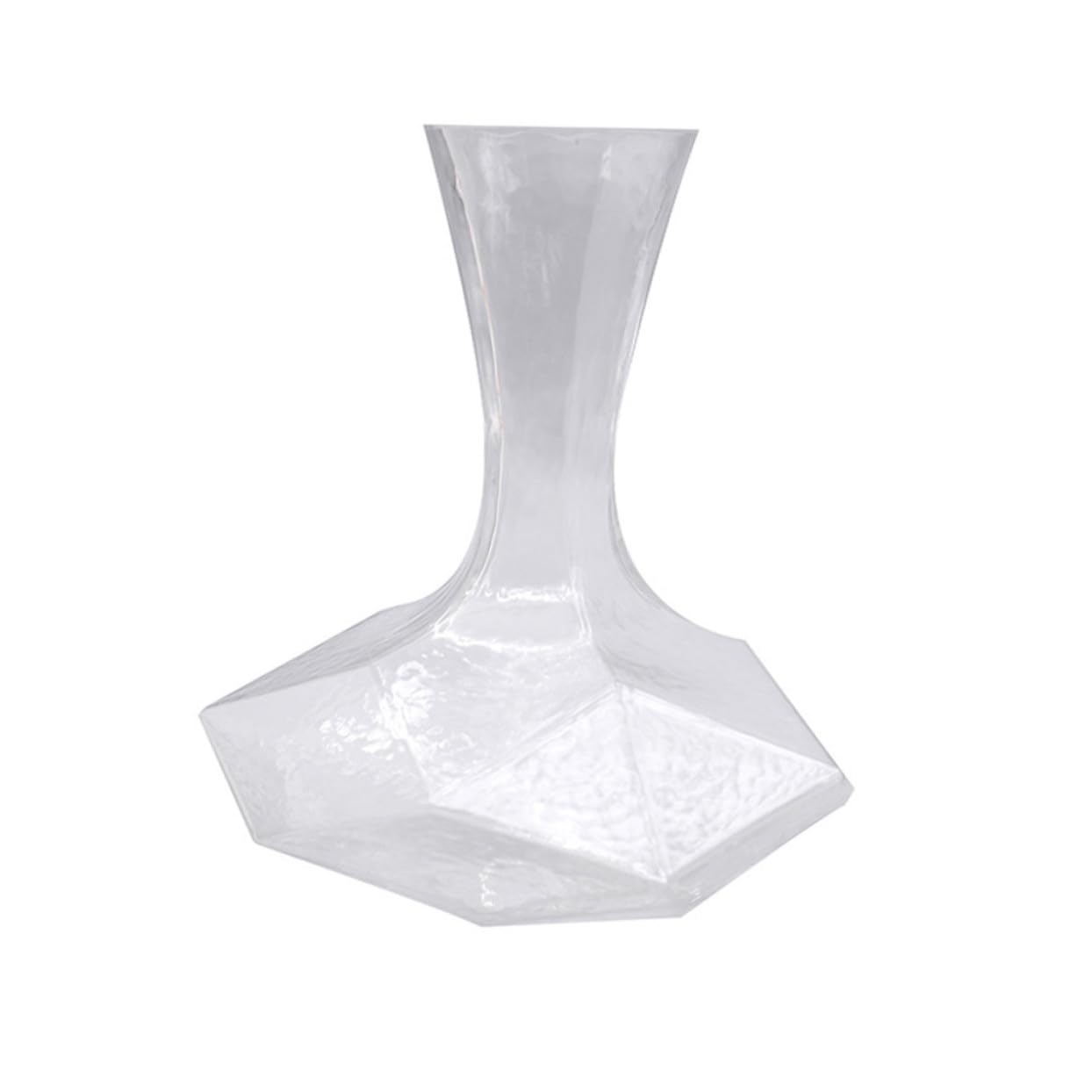 Decanter Design Semplice per Vino Geometrico in Materiale Sintetico e Funzionalità Facile da Pulire per Bar e Decorazioni Eleganti