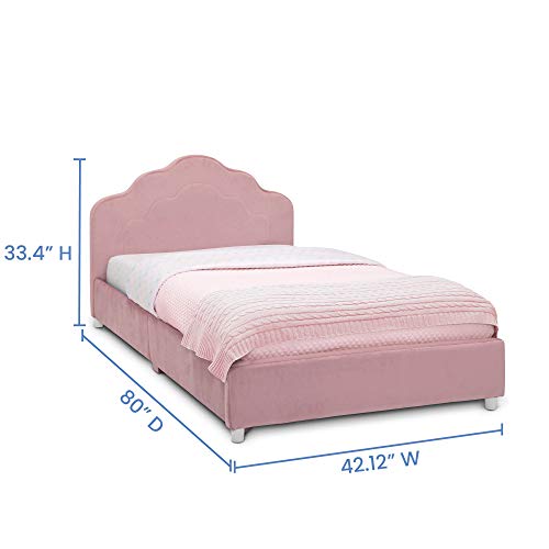 Delta Children Upholstered Twin Bed, Rose Pink - image 7