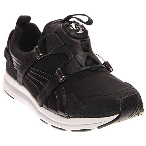 PUMA Womens Disc WN's Black and White Black Synthetic Size 7.5
