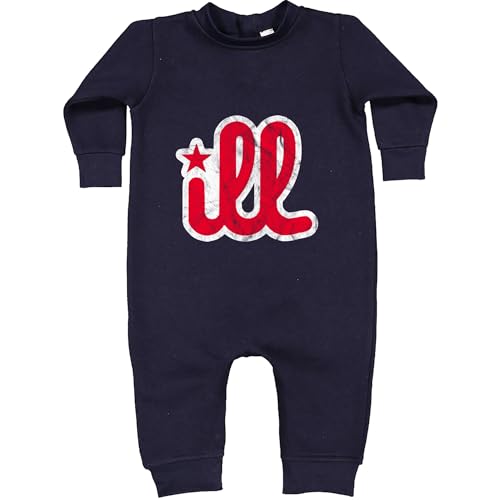 Ill Vintage It's A Philly Thing Infant Fleece Rompers, Warm, Adorable