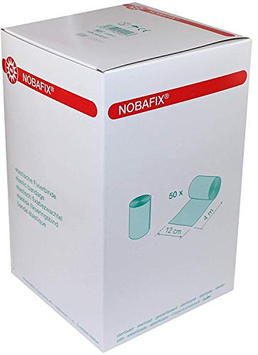 Nobafix Mullbinden 50 Stück Fixierbinden von Nobamed (8 cm x 4 m)