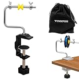 THKFISH Schnurspulgerät mit Klemme Handhaspel Angelschnur Spool Spooler System Klammer B-Kurzer Line Spooler