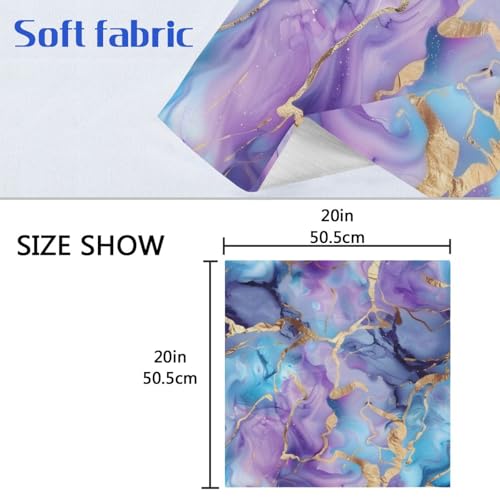 Servilletas de tela multicolor 20x20 pulg pack 6 miniatura 6