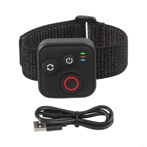 Mando a distancia inalámbrico con rango de 164 pies para cámaras Insta360 X5/X4/X3/Go 3S/ACE Pro 2/ONE X2 y Hero Series con batería de 3.7 V 120 mAh y carga USB rápida para fotografía de acción