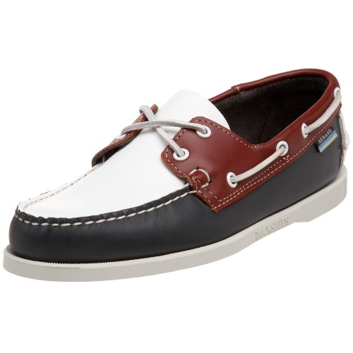 Sebago Mens Spinnaker Shoe Navy White Red W Us Desertcart