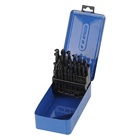 Juego de 25 Brocas Jobber HSS-R Silverline Tools DS51 Cover