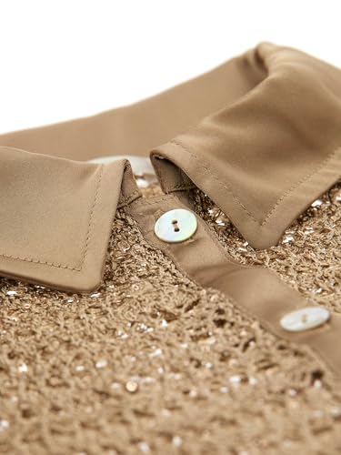 GUESS Women's Long Sleeve Button Front Bella Top3