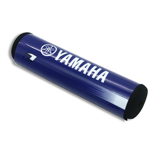 Professional Cool Design Crossbar Handlebar Protector Pads for ATVs Dirt Bikes Motorcycles 7.9" Long (Yamaha Blue) - Thumbnail 2
