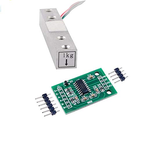 QUARKZMAN 4 sets gewichtssensor cel digitale belasting 5 kg module Hx711 weegsensor 24 bit A/D precisie dubbel kanaal voor kit keukenweegschaal elektronische draagbare DIY