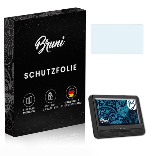 Bruni Screen Protector compatible with Pumpkin PD0921B 9 Inch Protector Film, crystal clear Protective Film (2X)