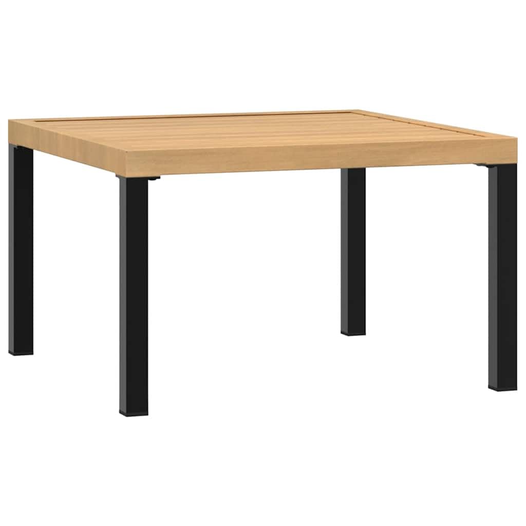 vidaXL Table Basse de Jardin Noir 65x65x40 cm Aluminium
