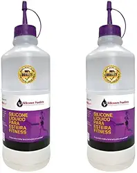 Kit de Silicone Lubrificante 2 Litros Para Esteiras Ergométrica Profissional e Domestica
