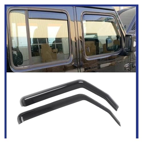 Déflecteurs de vitres Jeep Wrangler JL finition premium teintée