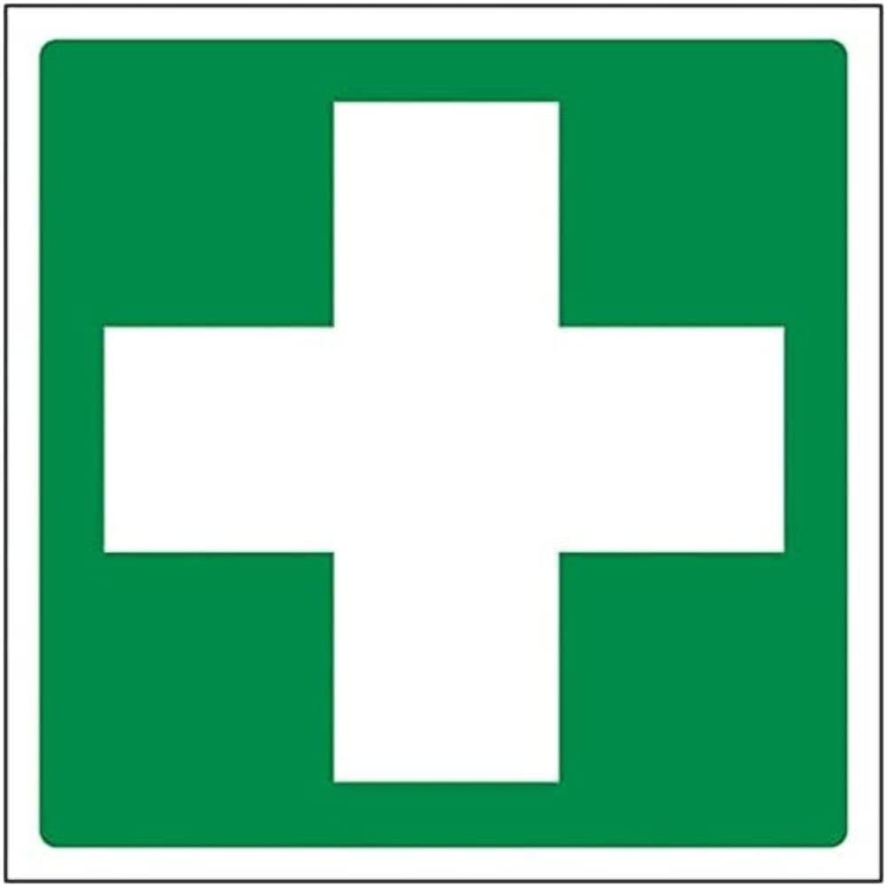 V Safety Eco Friendly First Aid General - First Aid Logo - 150 X 150mm, Multi, 150x150mm