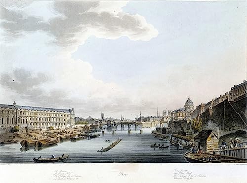 Tableau Paris Pont Neuf grand format pour habiller un mur vide