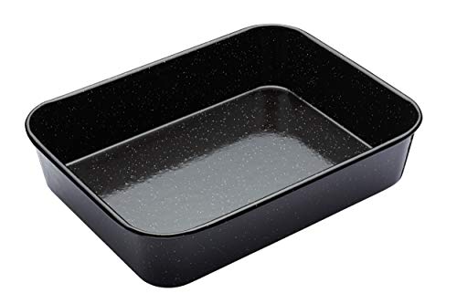 MasterClass Emaille-Bräter, Induktionssicherer 1mm Stahl mit...