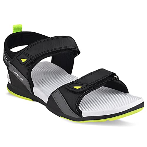 Campus Men’S Gc-05 Blk/P.Grn Outdoor Sandals -8 Uk/India