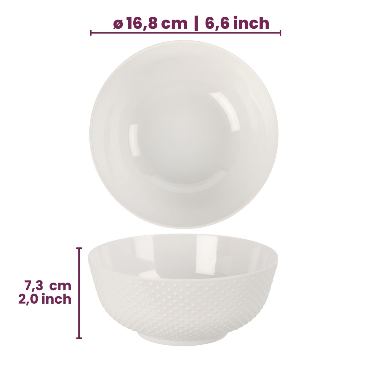 Cookinglife Geschirrset CampVibe - Kunststoff 12-teilig / 4 Personen - 4 Dinner-Teller, 4 Frühstücksteller und 4 Schalen