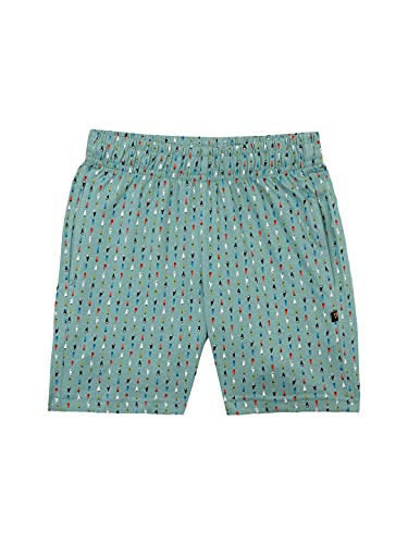 Image of Proteens Girl's Green Multi Printed Shorts