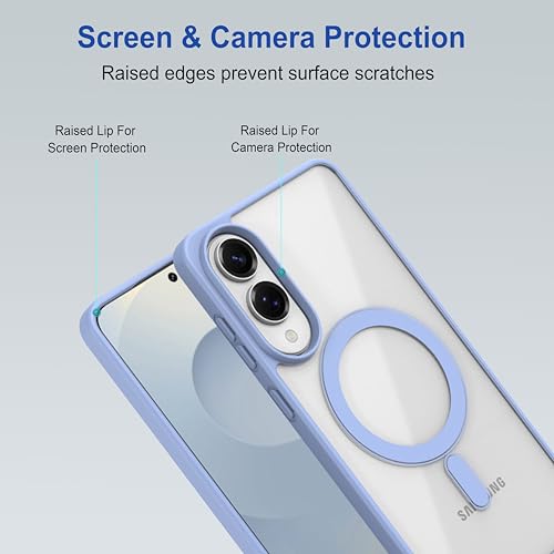 Image of Zapcase Back Case Cover for Samsung Galaxy S25 Edge | Compatible for Samsung Galaxy S25 Edge Back Cover | Scratch-Resistant | Sierra Blue