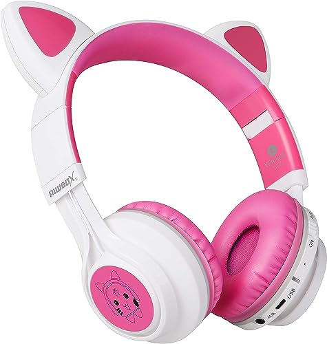 RiwBox CT-7 Cuffie Bluetooth con orecchie di gatto...