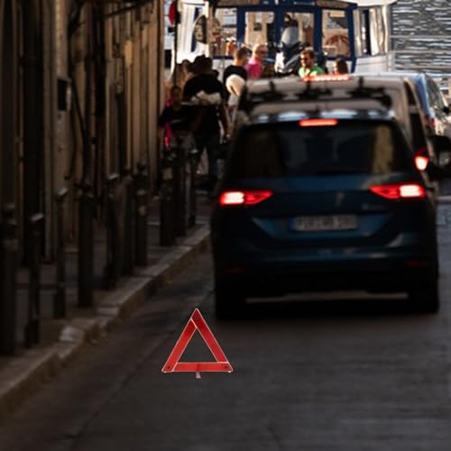 Triángulo de seguridad plegable para vehículos miniatura 4