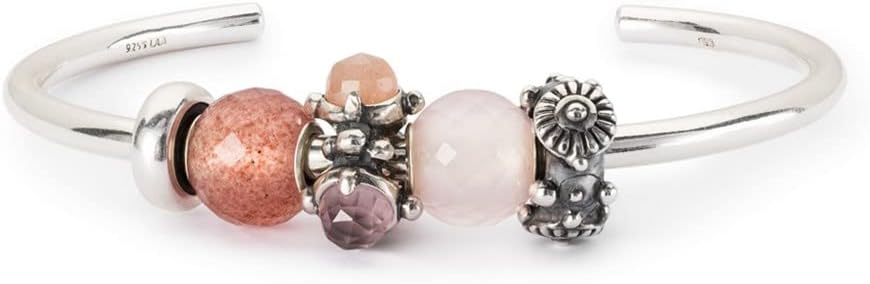 TROLLBEADS Trinity of the Heart Charm - Love, Harmony, Protection | Authentic Brand Charm | Silver 925 & Gemstones | Protection Collection | Designed by Søren Nielsen