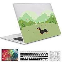 QCzyc Compatible With MacBook Air 13 Inch Case 2022, 2021-2018 M1 A2337 A2179 A1932 Wild Animal Plastic Shell Case &Keyboard Cover&Mac OS Keyboard Sticker (Tigers - View #3