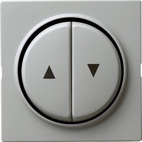 Preisvergleich Produktbild Gira 029442 Abdeckung und Wippen mit Pfeilsymbol S, grau