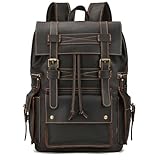 HIONJIN Laptop LARGE Backpack Casual Bookbag Daypack Camping Travel Rucksack(E)