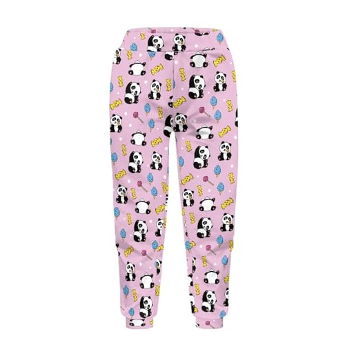 Joggers Girls with Pockets Casual Girls Pajama Pants Soft Classical Sports Sweatpants for Kids Girls