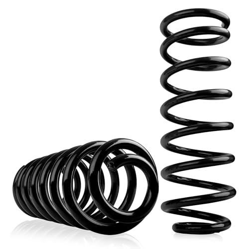 Rear Heavy Duty Coil Springs for Ram 1500 2009-2018 2wd 4wd, 70% Extra Load Capacity (1200 lbs), Maintains Factory Ride Height, For Truck Towing,Black
