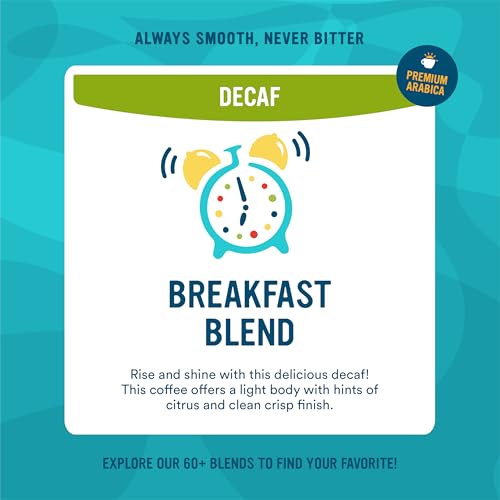 Image of Cameron's Coffee Roasted Whole Bean Coffee, Decaf Breakfast Blend, 4 Pound
