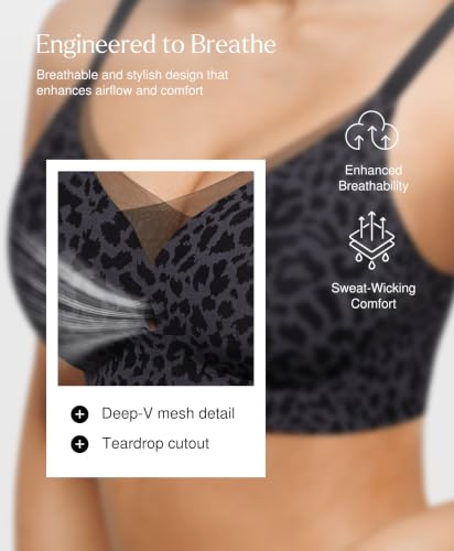 Image of Popilush Wireless Push Up Bra Comfortable Supportive Everyday Bras