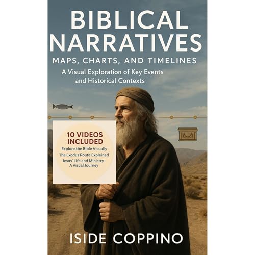 Biblical Narratives: Maps, Charts, and Timelines Audiolibro Por Iside Coppino arte de portada