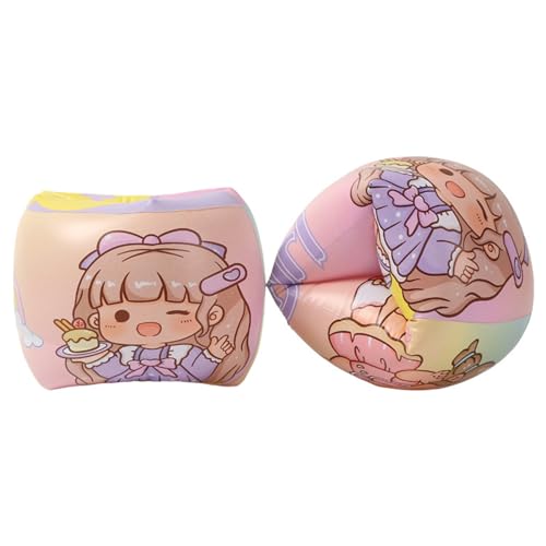 1Pair Arm Floaties for Kids,Inflatable Pool Arm Floaties Swim Rings,Arm Bands Floater Sleeves for Children 6-12 Yrs