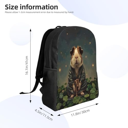 Comfort Fit Unisex Guinea Pig Kimono Backpack Durable for Daily Commute & Travel Adventures 16 Inch4