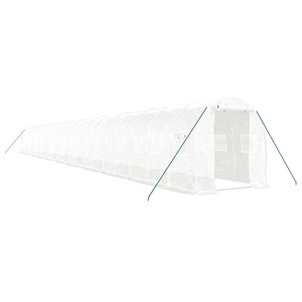 Generico Serra con Telaio in Acciaio Bianco 44 m² 22x2x2 m