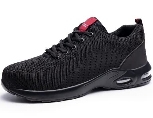 SPIEZ Scarpe Antinfortunistiche Uomo Donna - Scarpe da Lavoro Sicure con Cuscino d'Aria, Comode,...
