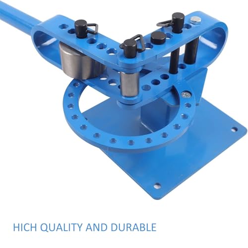 Curvatubi manuale resistente - Macchina da banco per acciaio, metallo, rame da 1-3 pollici, perfetta per officine di riparazione e progetti di costruzione